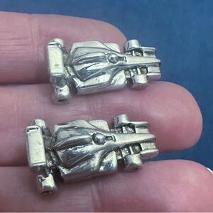 Robin Rotenier Formula One Silver Cufflinks